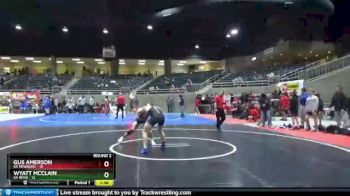 138 lbs Round 2 (4 Team) - Gus Amerson, 6A Newberg vs Wyatt McClain, 6A Bend