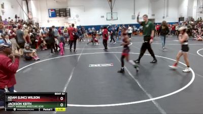 75 lbs Semifinal - Adam (Linc) Wilson, C2X vs Jackson Keith, Mighty Warriors Wrestling Acad