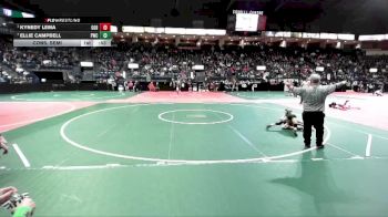 55 lbs Cons. Semi - Kynedy Lema, GGBA vs Ellie Campbell, PWCA