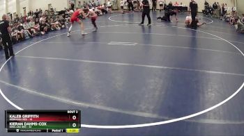 150 lbs Quarterfinals (8 Team) - Kaleb Griffith, Nebraska Red vs Kieran Dahms-Cox, Iowa USA Red
