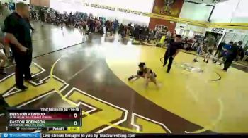 54 lbs Round 2 - Preston Atwood, Team Vegas Jr Mustangs Wrestli vs Easton Robinson, Legends Of Gold Las Vegas