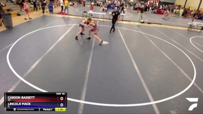 114 lbs Round 4 - Carson Bassett, WI vs Lincoln Mack, IL