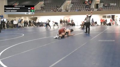 172 Championship Bracket Champ. Round 1 - Alex Wright, Park vs Mason Deutsch, New Prague