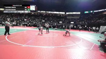 128 lbs Cons. Round 5 - Colton Nixon, MFJ3 vs Hayden Smith, MEC3