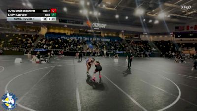 155 lbs Cons. Round 2 - Roya Shayestehjah, Huntley vs Abby Sawyer, Decorah