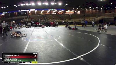 126 lbs Cons. Round 5 - Anthony Dicks, Satellite vs Cole Gumlick, Lakeway Christian Academy
