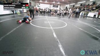 70 lbs Quarterfinal - Gauge Huffman, Northeast Take Down Club vs Jenson Henley, Skiatook Youth Wrestling