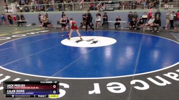 97 lbs Cons. Round 2 - Caleb Rowe, Interior Grappling Academy vs Jack Pegues, Juneau Youth Wrestling Club Inc.