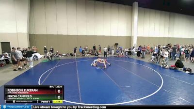 115 lbs Round 1 - Nixon Canfield, Sanderson Wrestling Academy vs Robinson Zukeran, Stallions Wrestling