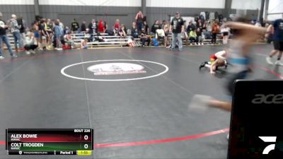 67 lbs Cons. Semi - Alex Bowie, NWWC vs Colt Trogden, NWWC