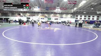 141 lbs 1st Place Match - Timothy Murabito, Texas Wesleyan vs Jace Roller, Missouri