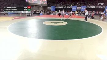 Boys 2A 138 lbs Cons. Round 2 - Cesar Solorio, Ridgefield vs Johnny Vilona, Sequim