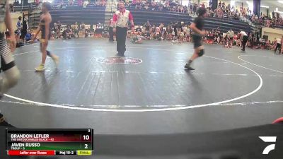 90 lbs Quarterfinals (8 Team) - Bear Wesolowski, The Untouchables Black vs Brantley Bowen, Troup