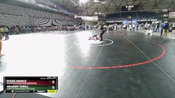 63 lbs Cons. Round 3 - Ryker Dierick, Montesano Mad Dogs Wrestling vs Graiden ONeill, Askeo International Mat Club