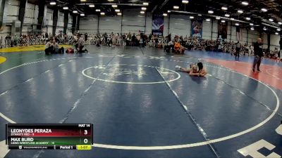 92 lbs Rd# 9- 2:15pm Saturday Final Pool - Max Burd, Lions Wrestling Academy vs Leonydes Peraza, Dynasty RED