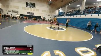 160-171 lbs Round 2 - Emelia Ginest, Powell Middle School vs Naomi McCormick, Thermopolis Middle School