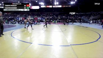 144 lbs 3rd Place Match - Raidyn Pugsley, Buhl vs Daxton Bonner, Wasatch Utah
