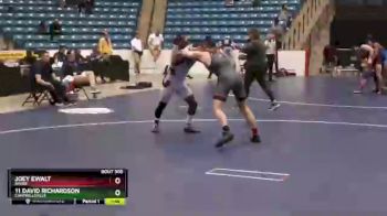 184 lbs Cons. Round 2 - 11 David Richardson, Campbellsville vs Joey Ewalt, Baker
