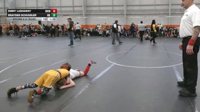 48 lbs Round 2 (4 Team) - Emmy Lashaway, Empyre WC Maroon vs Brayden Schussler, Notre Dame Lions