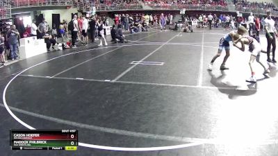 85 lbs Cons. Round 2 - Cason Hoefer, Neligh-Oakdale vs Maddox Philbrick, EAA Wrestling