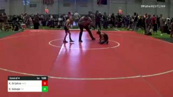 57 lbs Consi Of 4 - Kao Grijalva, HotShots Wrestling vs Seth Sobaje, The Club