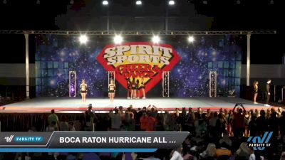 Boca Raton Hurricane All Stars - Cat 5 [2022 L5 Senior Open Coed - D2 Day 2] 2022 Spirit Sports West Palm Beach Nationals DI/DII