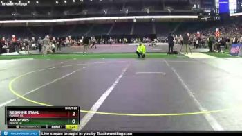 Girls - 100 lbs Champ. Round 1 - Reganne Stahl, Manton HS vs Ava Byars, DeWitt HS