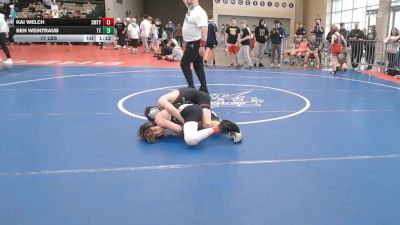 77 lbs Semifinal - Kai Welch, Smitty's Barn - MSC vs Ben Weintraub, Team Tugman - MSC
