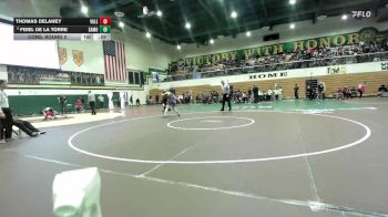 120 lbs Cons. Round 2 - Thomas Delaney, Valencia/Valencia vs Fidel De La Torre, Santa Monica