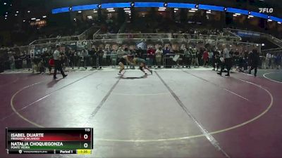 115 lbs Quarterfinal - Natalia Choquegonza, Ponte Vedra vs Isabel Duarte, Freedom (Orlando)