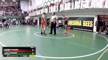 120 lbs Champ. Round 2 - Carter Stuckey, Wauseon vs Chris Foraker, Lancaster