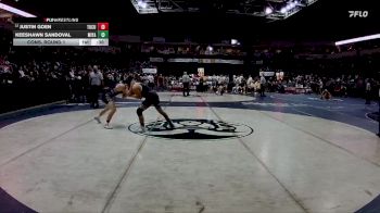 4A 160 lbs Cons. Round 1 - Justin Goen, Tucumcari vs Keeshawn Sandoval, Miyamura