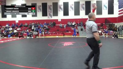 132 lbs Cons. Semi - Garrett Kuch, Benton Community vs Brady Brasch, Don Bosco