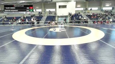 133 lbs Champ. Round 1 - Griffin Norwalt, Castleton vs Alex Oberc, Springfield