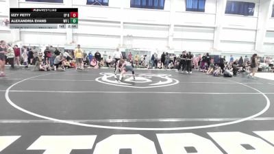 105 lbs Round Robin 1 - Izzy Fetty, EP Rattlers-Girls vs Alexandria Evans, WV Lunatics-Girls