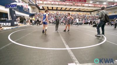 110 lbs Rr Rnd 1 - Taliyah Hernandez, Lone Grove Takedown Club vs Drake Breslin, Choctaw Ironman Youth Wrestling