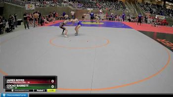 108 lbs Round 3 (4 Team) - James Royes, Enterprise/Wallowa vs Cocao Barrett, Toledo