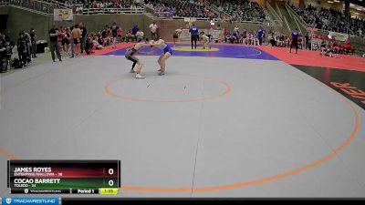 108 lbs Round 3 (4 Team) - James Royes, Enterprise/Wallowa vs Cocao Barrett, Toledo