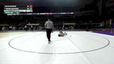 133 lbs Consi Of 16 #1 - Jadon Magrini, Texas vs Keven Martinez, Idaho
