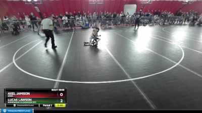 53-54 B Round 2 - Lucas Lawson, Homewood-Flossmoor RTC vs Axel Jamison, Iowa