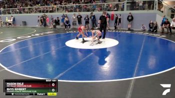 92 lbs Round 2 - Mason Ekle, Mid Valley Wrestling Club vs Rhys Rimbert, Chugach Eagles Wrestling Club