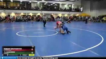 141 lbs Champ. Round 2 - TJ Driessens, Wabash vs Robert Brotherton, Alfred State
