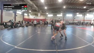 144 lbs Round 2 (6 Team) - Aiden Ebersole, The Zone W/C vs James White, Steller 3