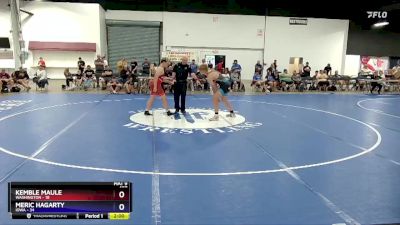 187 lbs Placement Matches (8 Team) - Kemble Maule, Washington vs Meric Hagarty, Iowa