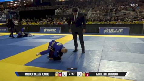 Ezekiel Jrue Carrasco vs Maddox William Downie 2025 Pan Kids Jiu-Jitsu IBJJF Championship