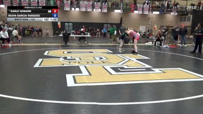 115 lbs Semis - Gable Hemann, Immortal Athletics WC vs Silvia Garcia Vasquez