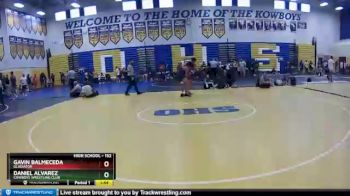 152 lbs Champ. Round 2 - Daniel Alvarez, Cowboys Wrestling Club vs Gavin Balmeceda, Gladiator