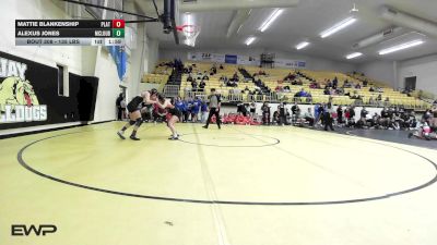 135 lbs 3rd Place - Mattie Blankenship, Platte County vs Alexus Jones, Mcloud HS Girls