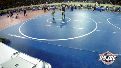 83 lbs Round Of 16 - Frankie Tartaglione, Choctaw Ironman Youth Wrestling vs Malakai Reyes, Derby Wrestling Club