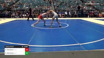 138 lbs Consolation - Gabe Sanders, Mountain Crest vs Sergio Montoya, Clovis North